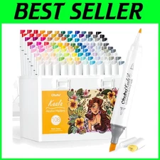 Kaala Series Alcohol Markers - 108 Colors for Adult Coloring