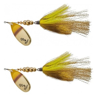 Mepps Bronze Slammer Dressed Gold-Golden Shad Spinnerbait