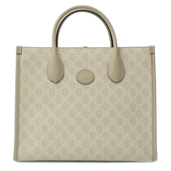 GUCCI GG Supreme Interlocking G Canvas Tote Bag 659983 490703