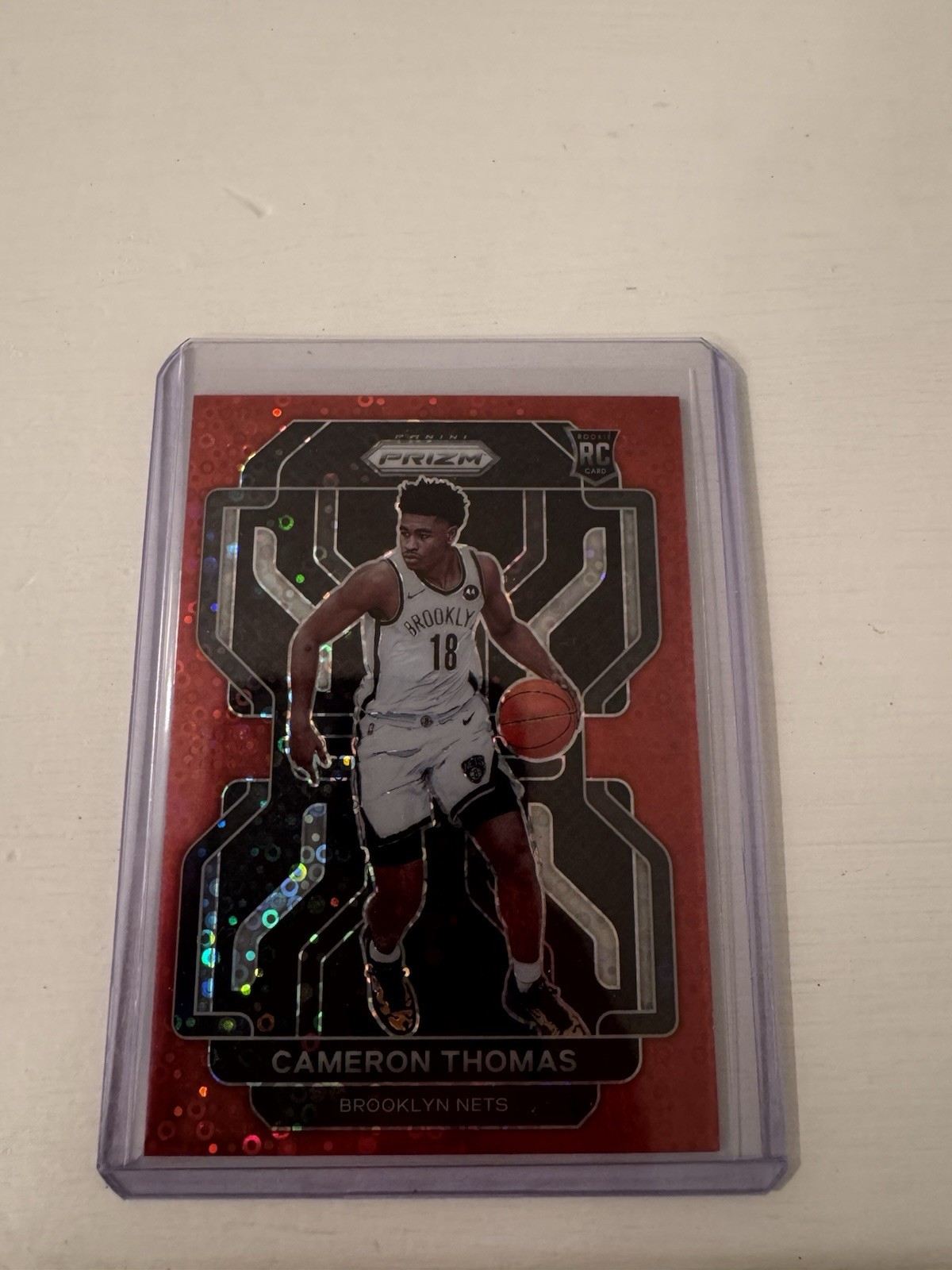 2021-22 Panini Prizm - Cameron Thomas #297 Red Fast Break Prizm /100 (RC)