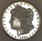 1884 CC MORGAN DOLLAR! EPIC PL++ DEEP MIRRORS GEMBU+++ INSAME CC! WOW NR #64599