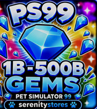 Pet Simulator 99 Gems 1B-25B valuta di gioco (PS99) serenitystores