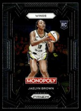 2024-25 Panini Prizm Monopoly WNBA Jaelyn Brown Rookie Dallas Wings #15