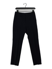 Uniqlo Men's Suit Trousers S Blue 100% Polyester Straight Dress Pants