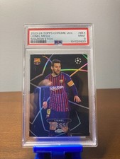 Lionel Messi 2024 Topps Chrome UCC Shadow Etch Case Hit SSP PSA 9