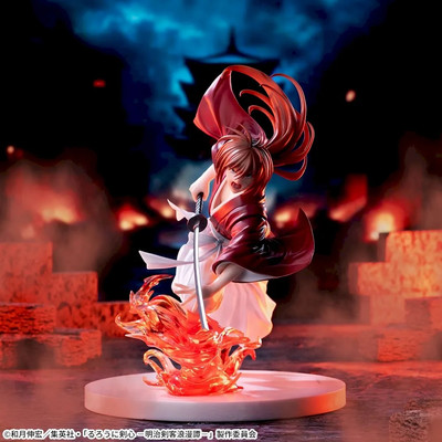 Kenshin Himura Figure - Rurouni Kenshin Meiji Swordsman Luminasta SEGA