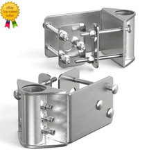 2 Pack Stainless Steel Dock Pipe Leg Holder Outside Corner Mount Heavy Duty NEW 