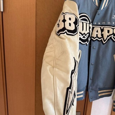 90s WTAPS early USA made goldenbear stadium jacket kzm | eBay