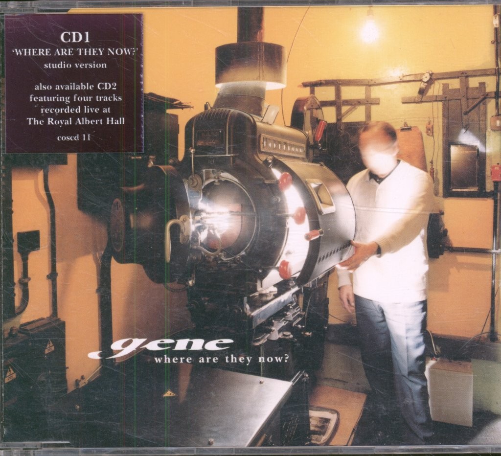 Gene Where Are They Now? CD UK Polydor 1997 single. CD1. 5737752
