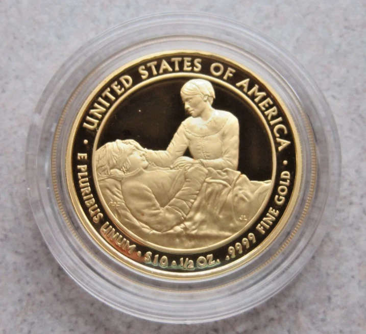 2009-W MARGARET TAYLOR $10 GOLD PF COIN FIRST SPOUSE SERIES; ORIGINAL MINT PKG. - Image 3 of 4
