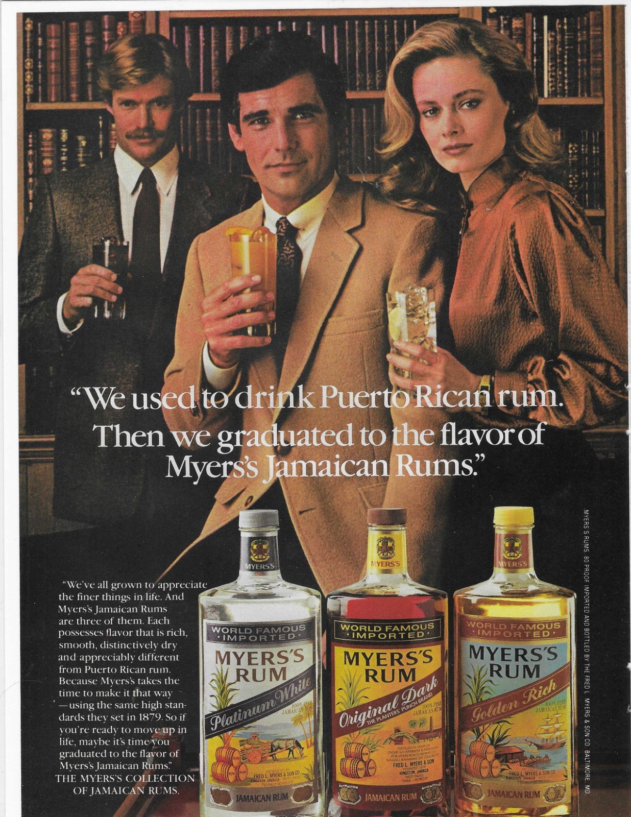 Myers's Rum Original Print Ad