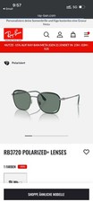 Ray-Ban RB3720 Herren Sonnenbrille polarisier...