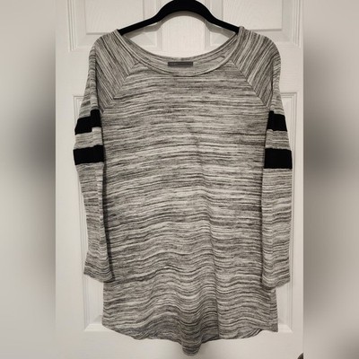 Cherish Tunic Heather gray and black