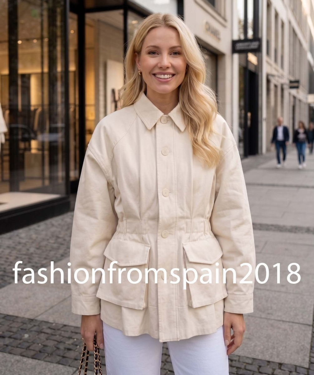 ZARA NEW WOMAN ZW COLLECTION POCKET JACKET LIGHT TAN XS-L 2999/336