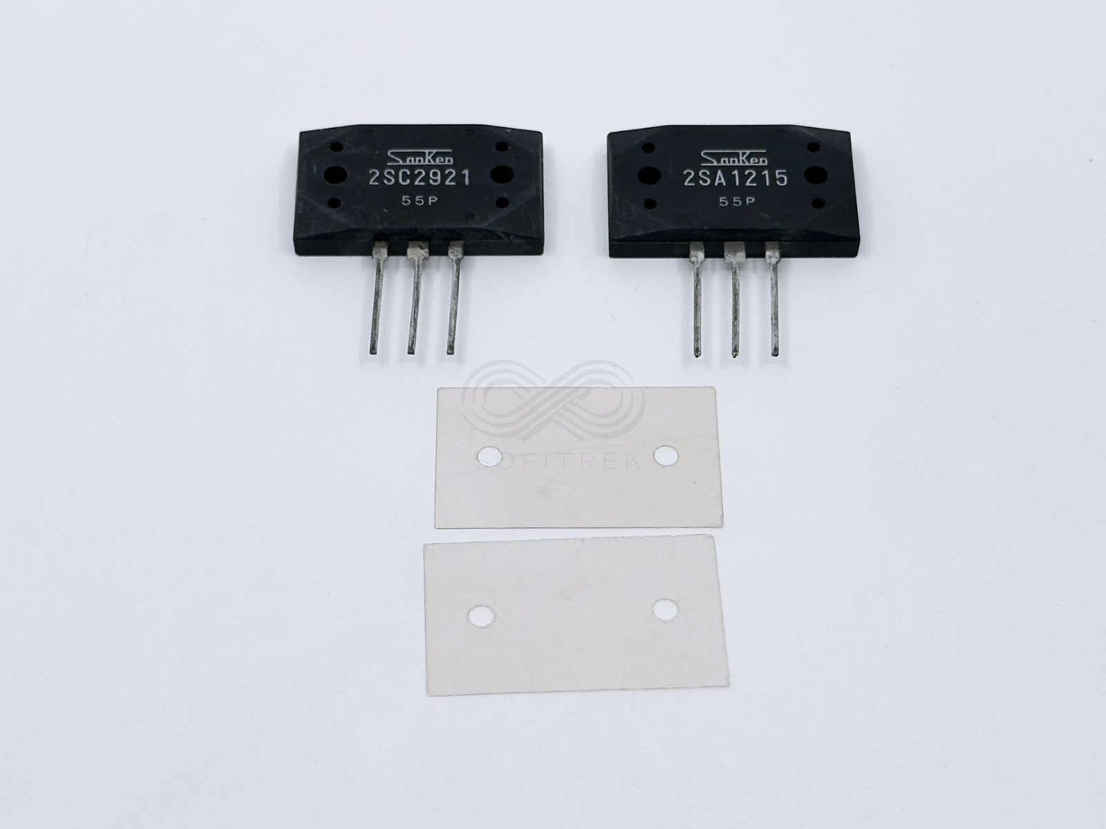 2SA1215 + 2SC2921 Sanken Audio High Power Transistor Pair 160V 15A MT-200
