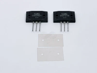 2SA1215 + 2SC2921 Sanken Audio High Power Transistor Pair 160V 15A MT-200