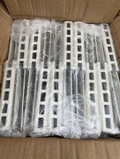 10-Lozier 6 Inch Upright Extension Retail Shelving Fixture Ivory Commercial