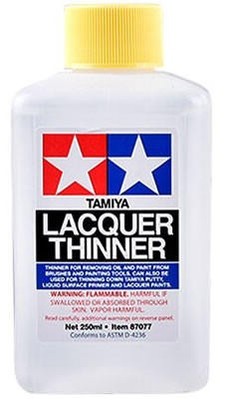 Tamiya 87077 Lacquer Thinner (250ml Bottle)