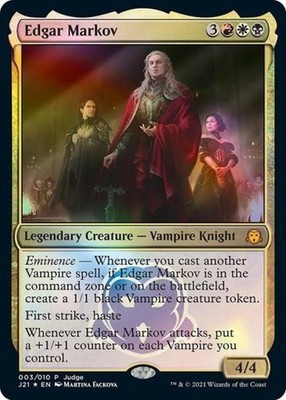 MTG English Edgar Markov NM Foil Promos: Judge