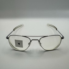 Vintage Early Randolph Engineering USA Matte Silver 52  20 Aviator Frames Only 4