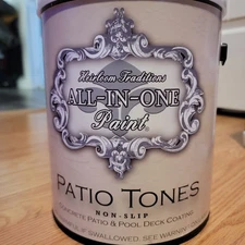 Heirloom Traditions Patio Tones Putty 1 Gal All-In-One Paint Non-Slip Deck