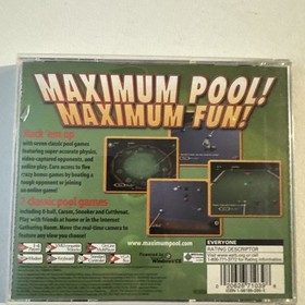 SEGA DREAMCAST MAXIMUM POOL BILLIARDS GAME