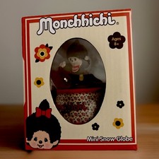 Monchichi Mini Snow Globe/ Collectible/ SEKIGUCHI 2025 /NIB Japan /Retro.