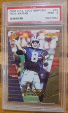 13 Troy Aikman Rookies, Psa 9 Insert, 