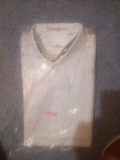 Valentino UOMO Ivory blue Striped Shirt Vintage