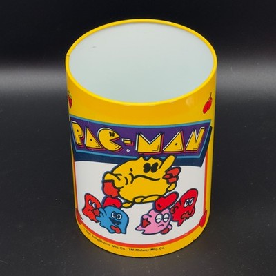 Pac Man 7.5''  Tin Container Storage Box Retro 80s Arcade Game Collectible