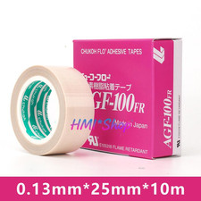 Adhesive PTFE Tape AGF-100FR Glass Cloth Tape 0.13mm 25mm 10m