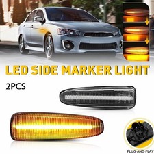 Pair Auxito Amber Led Dynamic Side Light For Mitsubishi Lancer Mirage Outlander Pair Auxito Amber Led Dynamic Side Light For Mitsubishi Lancer Mirage Outlander