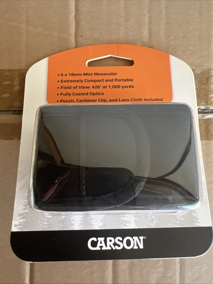 Carson Optical-Close-Up 7x18MM Tactical Monocular w/ Lanyard & Carry Case *NEW* - Image 3 of 4