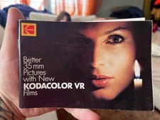KODAK KODACOLOR VR CAMERA FILM BOOKLET 1983