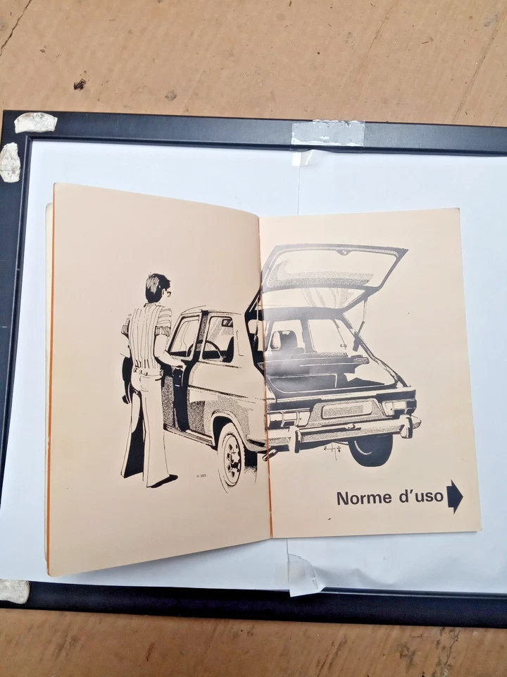 Manuale d' uso e manutenzione SIMCA CHRYSLER 1100 in lingua italiana - Immagine 2 di 3