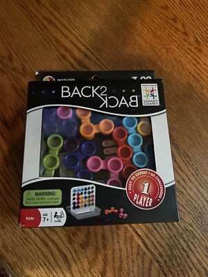  Back-2-Back by Smart Games Ages 7+  Award Winning Game 60 Challenges Smart Toys