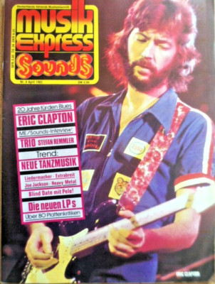 MUSIKEXPRESS 4 - 1983 C Eric Clapton Remmler Extrabreit Joe Jackson Bananarama
