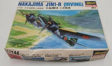 Hobby Kits Hasegawa 1:144 NAKAJIMA J1N1-R (IRVING) W/fuel Truck Japan Recon Type