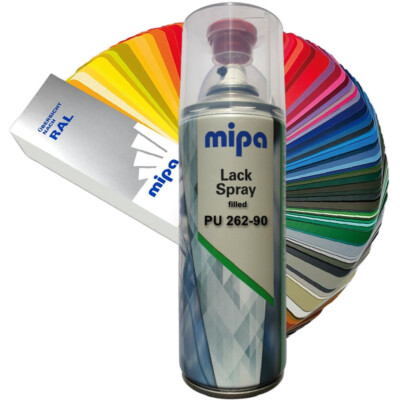 Mipa PU 262-90 / Mipa 2K Lack Spraydosen / RAL Wunschfarbe /