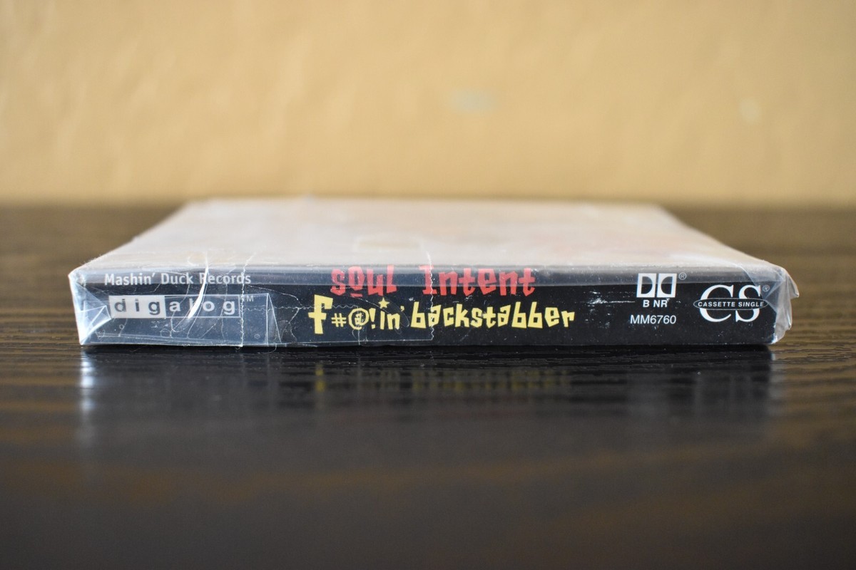 Eminem Soul Intent F#@!in' Backstabber Cassette - Rare, Early-Era
