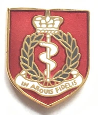 R.A.M.C. Royal Army Medical Corps British Military Enamel Lapel Pin Badge