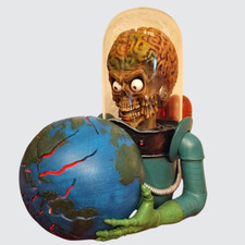 Spirit Halloween Mars Attack Light-up Martian Warrior Statue - Nib