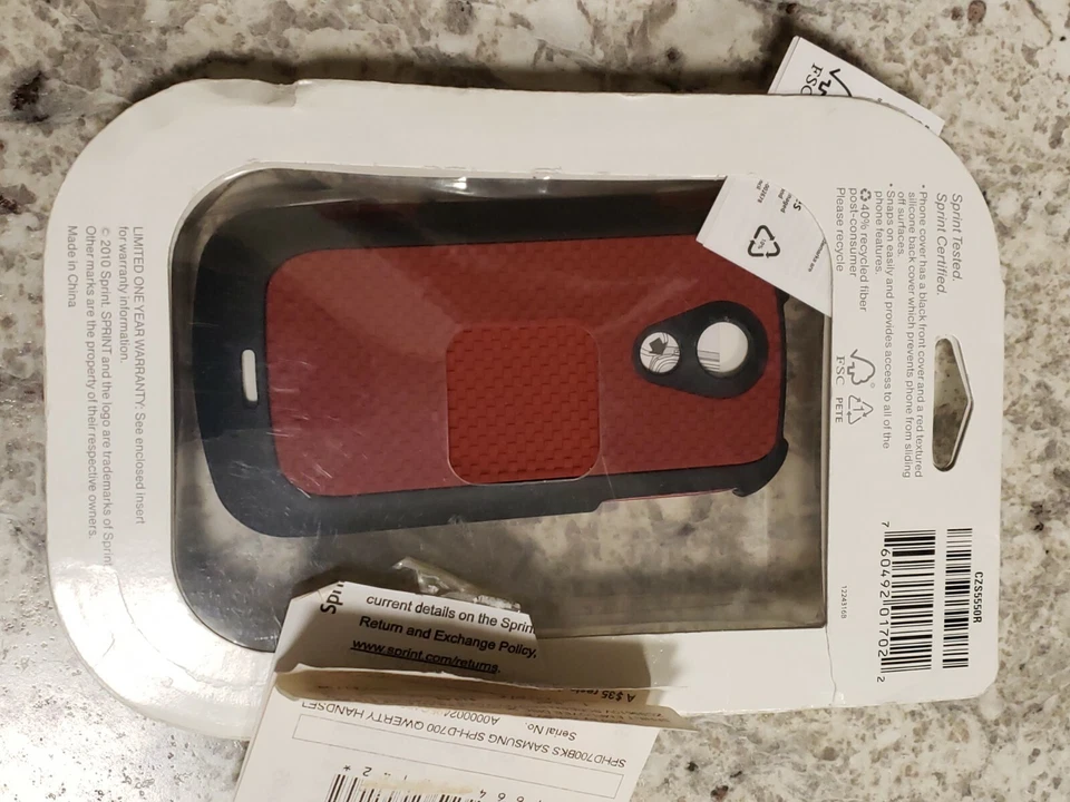 Funda protectora para teléfono Samsung CZS5550R (para Epic Galaxy S SPHD700BKS) Foto 2 de 4