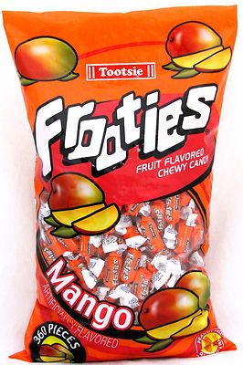 Frooties Mango Candy (360 Count Bag) Tootsie Chewy Bulk Candies Fruities 2.42 LB