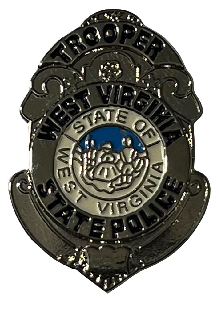Lote de 50 prendedores de solapa gorra sombrero insignia policía estatal de Virginia Occidental PO-549