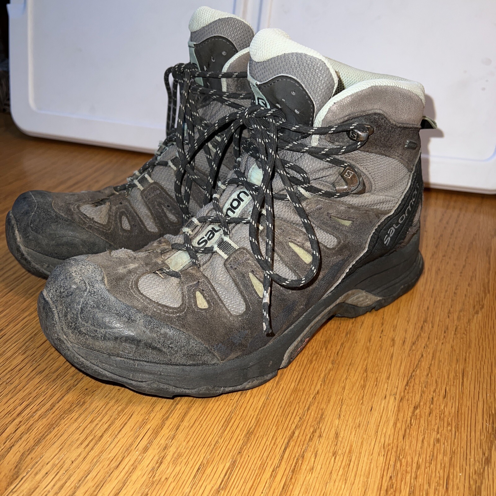 Stivali da trekking Salomon X Gore Tex zaino donna taglia 8 145464