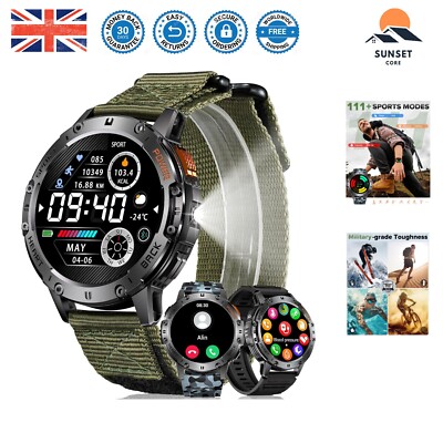 Smart Watch Fitness Tracker 110+ Modes Phone Function