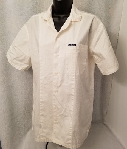 Chaps Ralph Lauren Mens Shirt Size S Small Yellowish Ivory