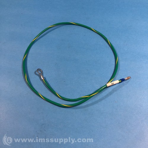 Green / Yellow Ground Wire with Ring Terminal FNIP | eBay
