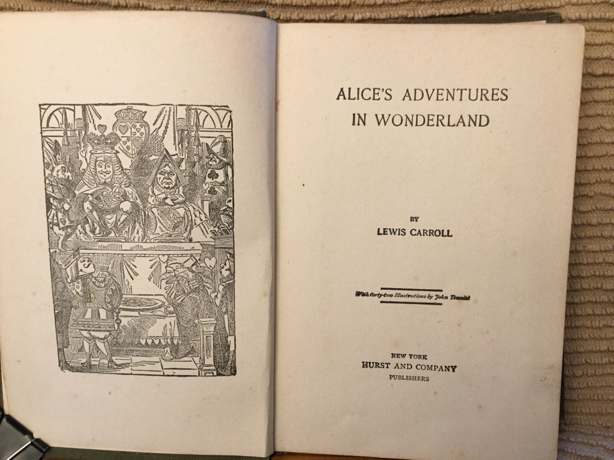 Alice's Adventures in Wonderland by Lewis Carroll Hurst & Co